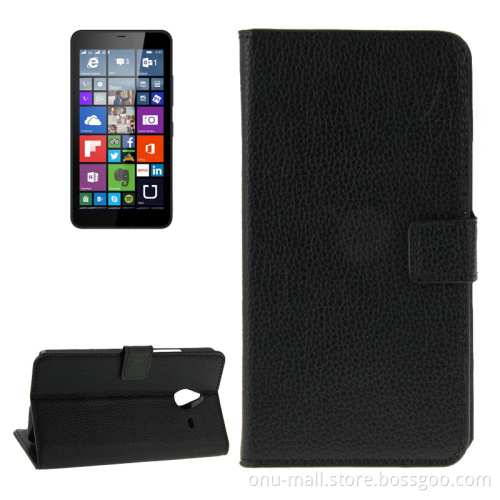 China Factory Price Wallet Style Flip Leather Cover Case for Microsoft Lumia 640 XL Case